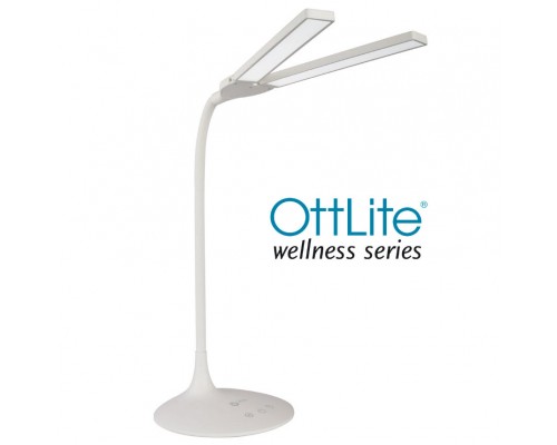 Lampe de table à double tête OTTLITE Pivot LED